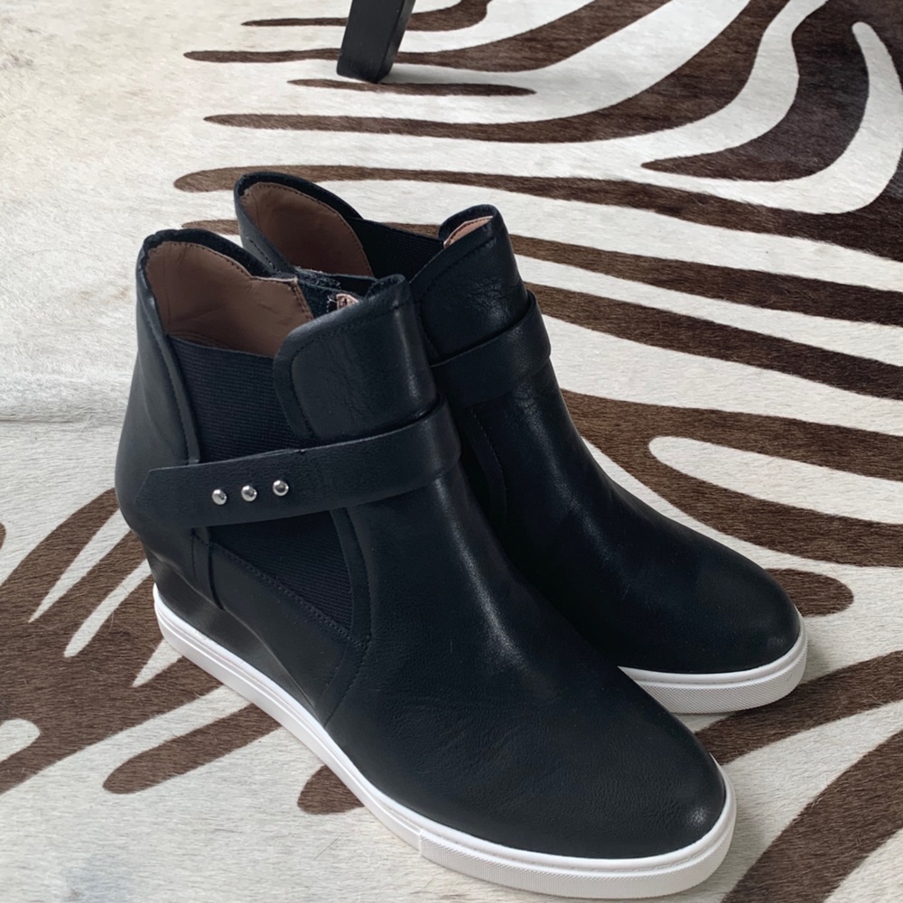 Linea Paolo Freshton High Top Wedge Sneaker